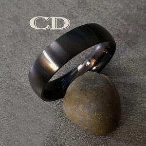 Men's Matte Black Promise Ring - Black Promise Ring For Guys
